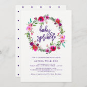 Lebhafte Blume| Einladung von Sprinkle (Vorne/Hinten)