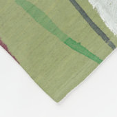 Lebhafte Blume Fleecedecke (Ecke)