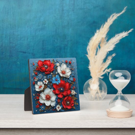 Lebhafte Blume Fotoplatte (InSitu)