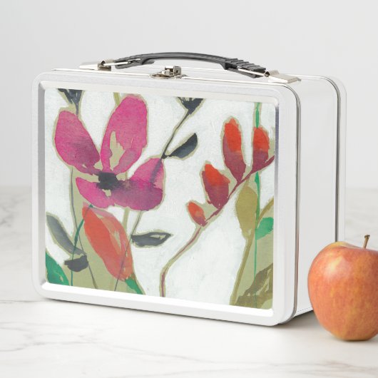 Lebhafte Blume I Metall Lunch Box (Beispiel)