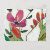Lebhafte Blume I Postkarte (Vorderseite)