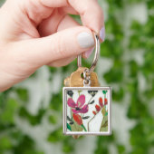 Lebhafte Blume I Schlüsselanhänger (Hand)