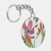 Lebhafte Blume I Schlüsselanhänger (Vorderseite links)
