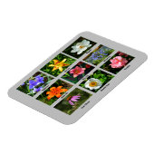 Lebhafte Blume im Garten Magnet (Linke Seite)