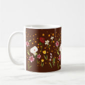 Lebhafte Blume Kaffeetasse (Links)