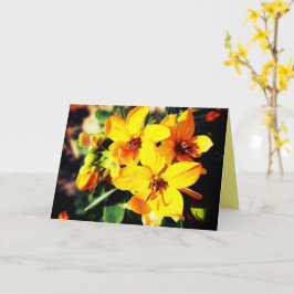 Lebhafte Blume Karte