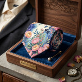 Lebhafte Blume Krawatte