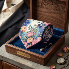 Lebhafte Blume Krawatte