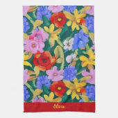 Lebhafte Blume Küchentücher (Vertikal)