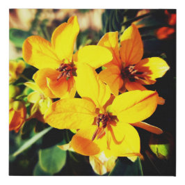 Lebhafte Blume Künstlicher Leinwanddruck