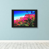 Lebhafte Blume Leinwanddruck (Insitu (Holzboden))