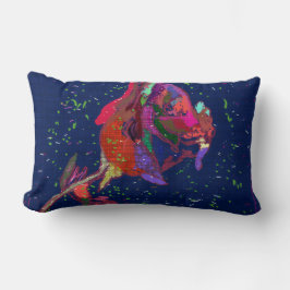 Lebhafte Blume Lumbar Kissen