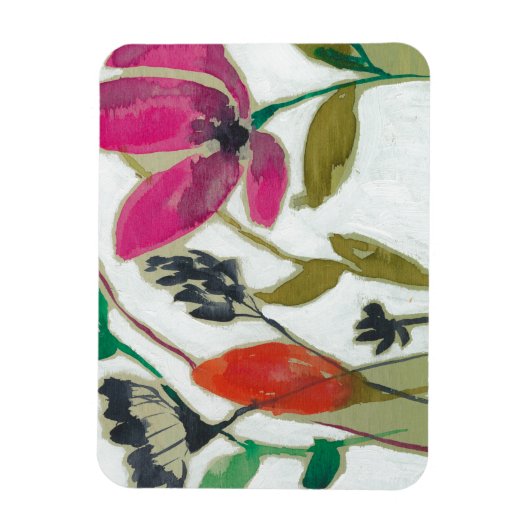 Lebhafte Blume Magnet (Vertikal)