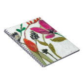 Lebhafte Blume Notizblock (Rechte Seite)
