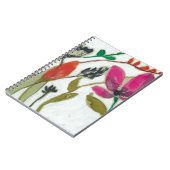 Lebhafte Blume Notizblock (Linke Seite)