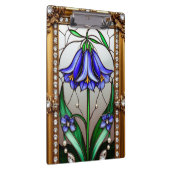 Lebhafte Blume Ornately Gerahmt Klemmbrett (Rechts)
