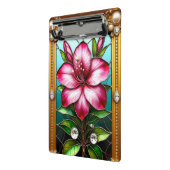 Lebhafte Blume Ornately Gerahmt Mini Klemmbrett (Gewinkelt2)