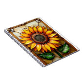 Lebhafte Blume Ornately Gerahmt Notizblock (Rechte Seite)