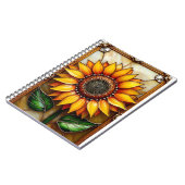 Lebhafte Blume Ornately Gerahmt Notizblock (Linke Seite)