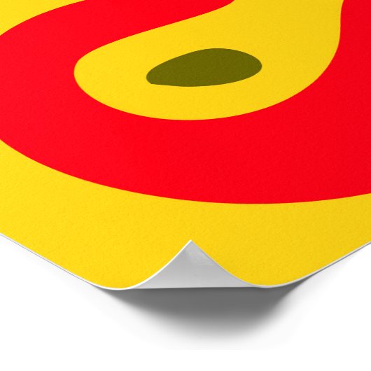 Lebhafte Blume Poster (Ecke)