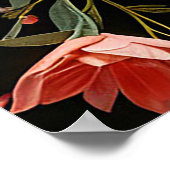 Lebhafte Blume Poster (Ecke)