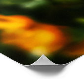 Lebhafte Blume Poster (Ecke)