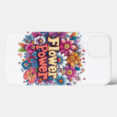 Lebhafte Blume Power Design mit farbenprächtigen B Case-Mate iPhone Hülle (Rückseite (Horizontal))