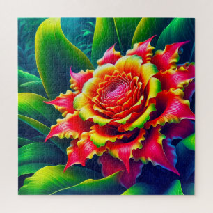 Lebhafte Blume Puzzle