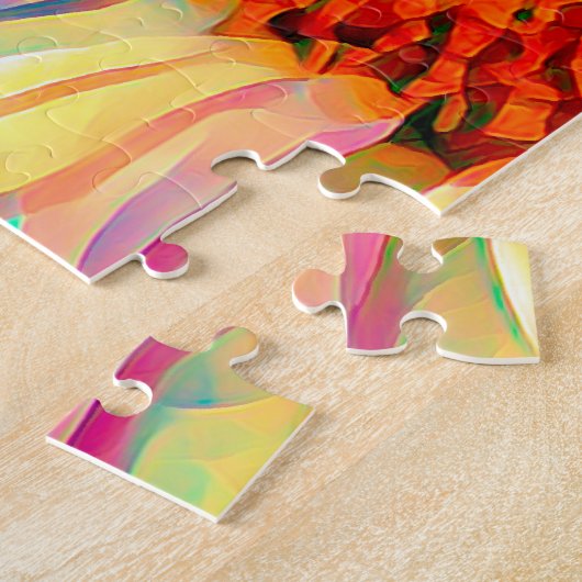 Lebhafte Blume Puzzle (Seite)