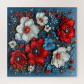 Lebhafte Blume Puzzle (Horizontal)