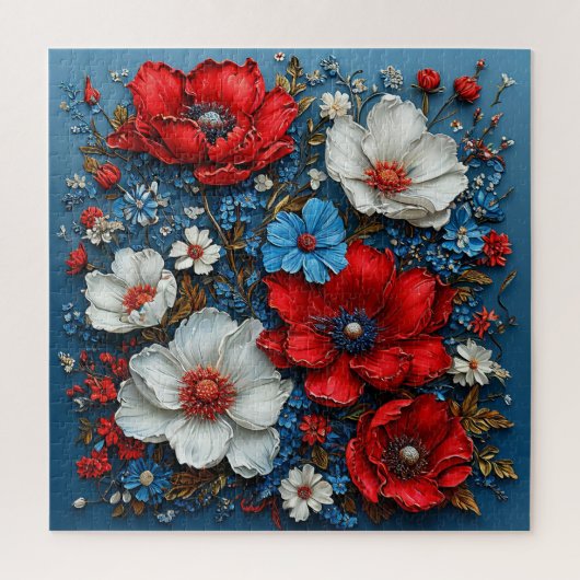 Lebhafte Blume Puzzle (Vertikal)