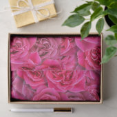 Lebhafte Blume Rose Nahtloses Muster, florenrosa Seidenpapier (Geschenk)