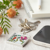 Lebhafte Blume Schlüsselanhänger (Seite)