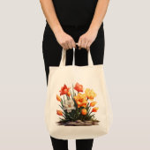Lebhafte Blume Tasche (Vorderseite (Produkt))