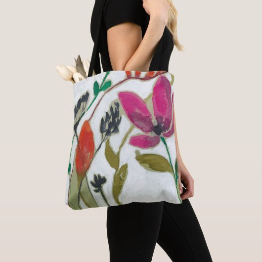 Lebhafte Blume Tasche (Von Nahem)