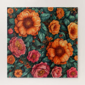 Lebhafte Blumenarrangements Puzzle (Horizontal)