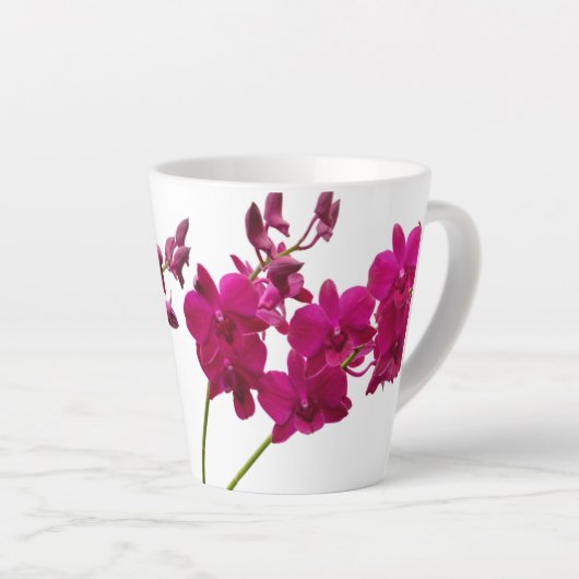 Lebhafte Blumendrucke Milchtasse (Rechte Ecke)