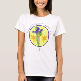 Lebhafte Blumenharmonie Kunst T - Shirt drucken