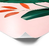 Lebhafte Blumenkunst Fotodruck (Ecke)
