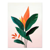 Lebhafte Blumenkunst Fotodruck (Vorne)