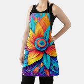 Lebhafte Blumenkunst Schürze (InSitu)