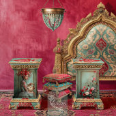 Lebhafte Blumennelken und Schmetterlingsfelder Seidenpapier