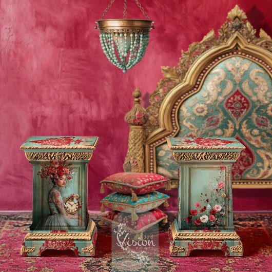 Lebhafte Blumennelken und Schmetterlingsfelder Seidenpapier