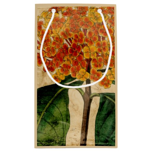 Lebhafte Blüte I Kleine Geschenktüte (Rückseite)