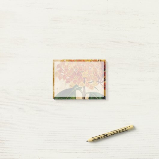 Lebhafte Blüte I Post-it Klebezettel (Auf Schreibtisch)