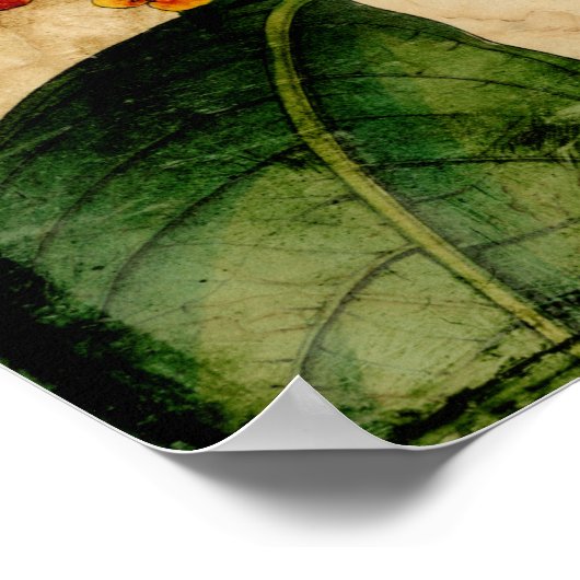 Lebhafte Blüte I Poster (Ecke)