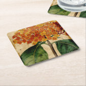 Lebhafte Blüte I Rechteckiger Pappuntersetzer (angewinkelt)