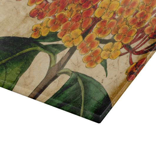 Lebhafte Blüte I Schneidebrett (Ecke)