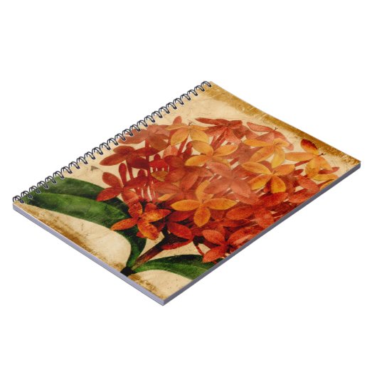 Lebhafte Blüte III Notizblock (Linke Seite)