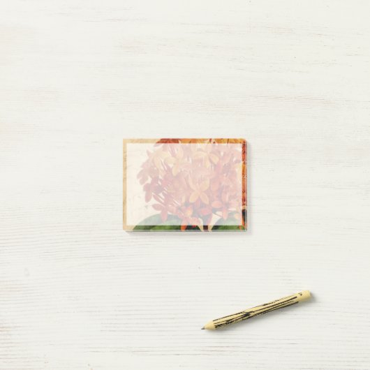 Lebhafte Blüte III Post-it Klebezettel (Auf Schreibtisch)